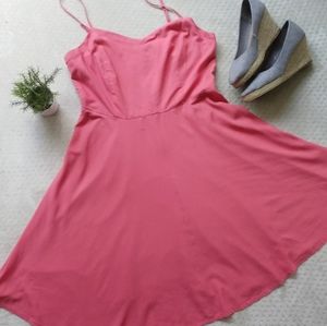 Old Navy Coral Fit & Flare Cami Dress size L